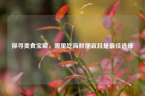 探寻美食宝藏，哪里吃海鲜便宜且是最佳选择