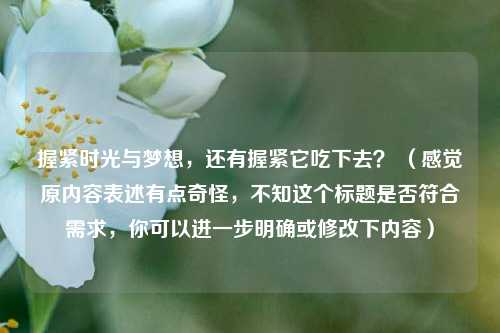 握紧时光与梦想，还有握紧它吃下去？ （感觉原内容表述有点奇怪，不知这个标题是否符合需求，你可以进一步明确或修改下内容）