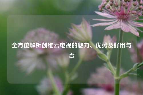 全方位解析创维云电视的魅力、优势及好用与否