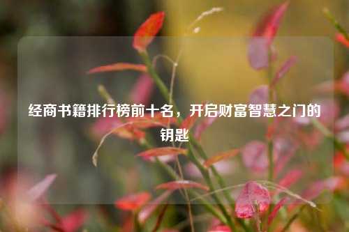 经商书籍排行榜前十名,开启财富智慧之门的钥匙