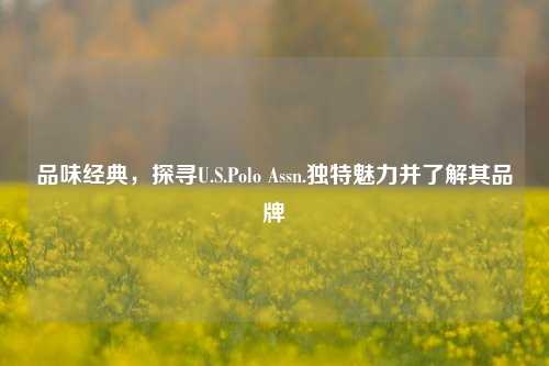 品味经典,探寻U.S.Polo Assn.独特魅力并了解其品牌