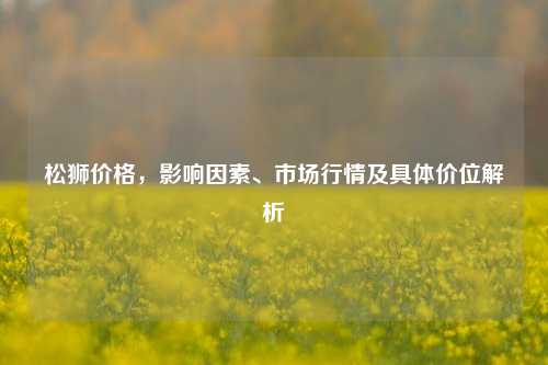 松狮价格，影响因素、市场行情及具体价位解析