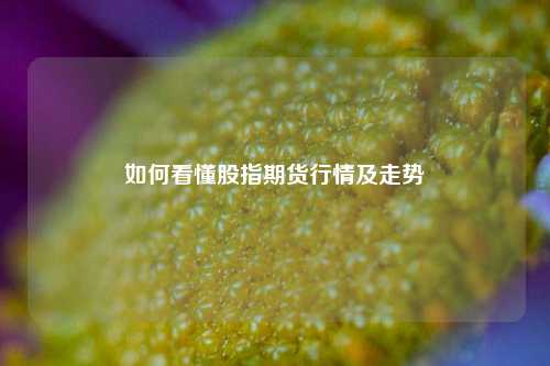 如何看懂股指期货行情及走势