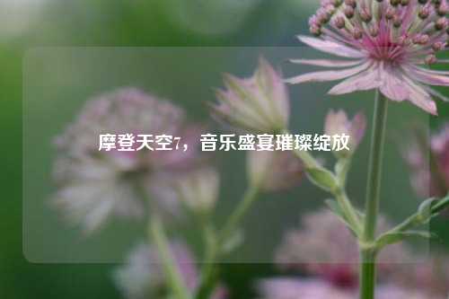 摩登天空7，音乐盛宴璀璨绽放