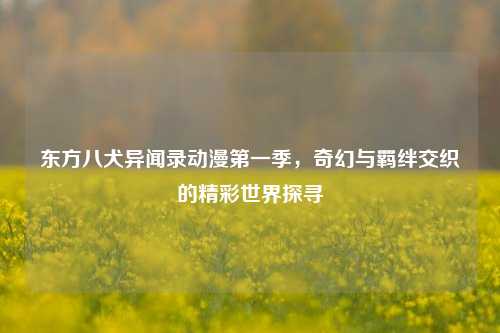 东方八犬异闻录动漫第一季,奇幻与羁绊交织的精彩世界探寻