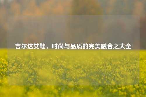 吉尔达女鞋，时尚与品质的完美融合之大全