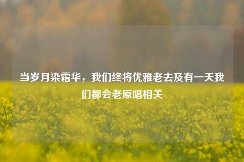 当岁月染霜华,我们终将优雅老去及有一天我们都会老原唱相关