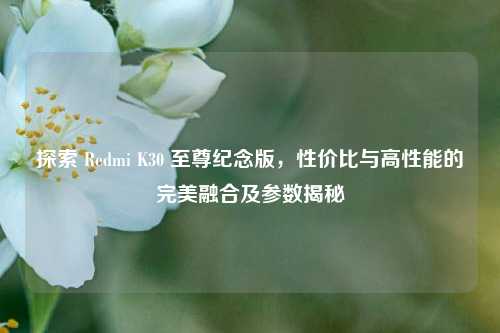 探索 Redmi K30 至尊纪念版，性价比与高性能的完美融合及参数揭秘