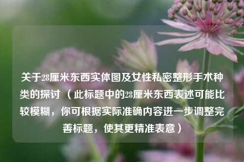 关于28厘米东西实体图及女性私密整形手术种类的探讨 (此标题中的28厘米东西表述可能比较模糊,你可根据实际准确内容进一步调整完善标题,使其更精准表意)