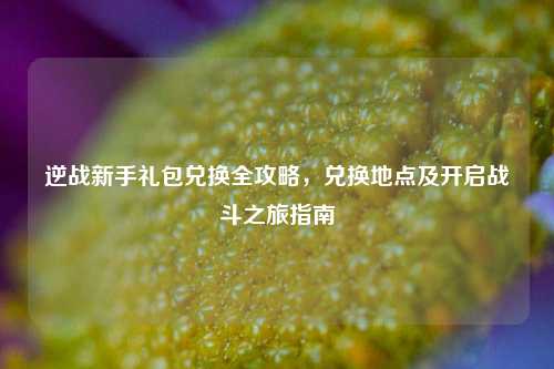逆战新手礼包兑换全攻略,兑换地点及开启战斗之旅指南