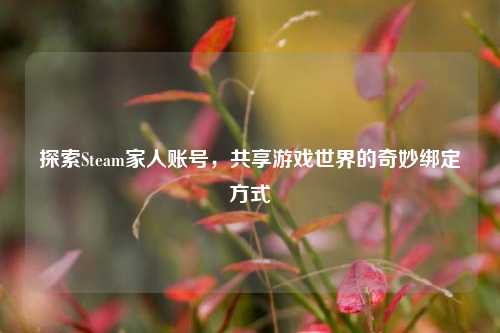 探索Steam家人账号,共享游戏世界的奇妙绑定方式