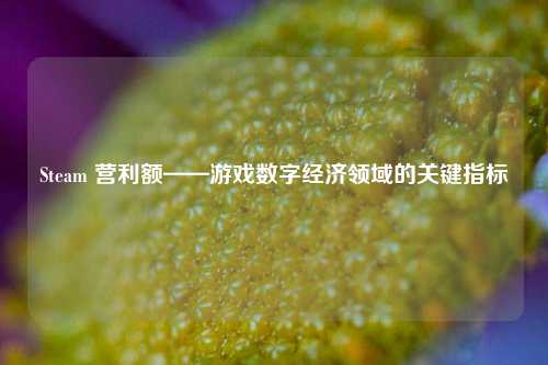 Steam 营利额——游戏数字经济领域的关键指标