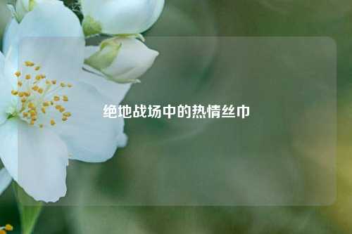 绝地战场中的热情丝巾
