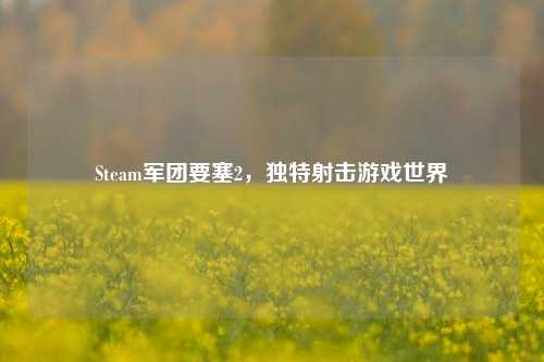 Steam军团要塞2,独特射击游戏世界