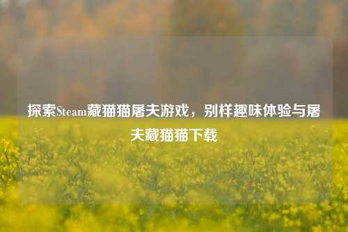 探索Steam藏猫猫屠夫游戏,别样趣味体验与屠夫藏猫猫下载