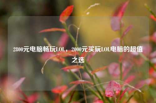 2800元电脑畅玩LOL，2000元买玩LOL电脑的超值之选