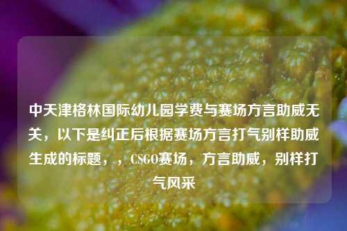 中天津格林国际幼儿园学费与赛场方言助威无关,以下是纠正后根据赛场方言打气别样助威生成的标题,,CSGO赛场,方言助威,别样打气风采