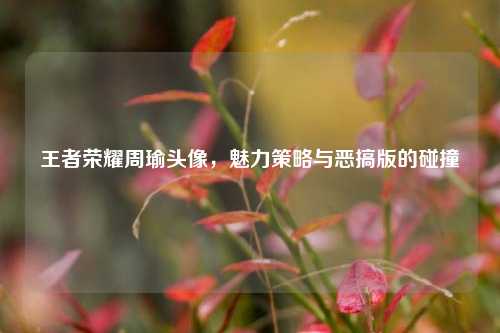 王者荣耀周瑜头像,魅力策略与恶搞版的碰撞