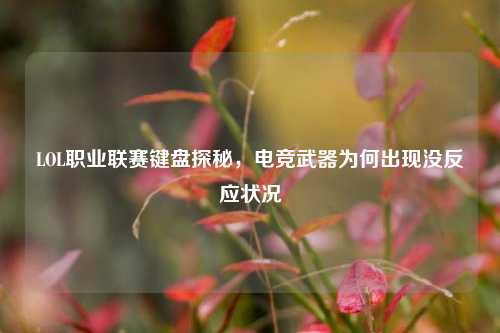 LOL职业联赛键盘探秘，电竞武器为何出现没反应状况