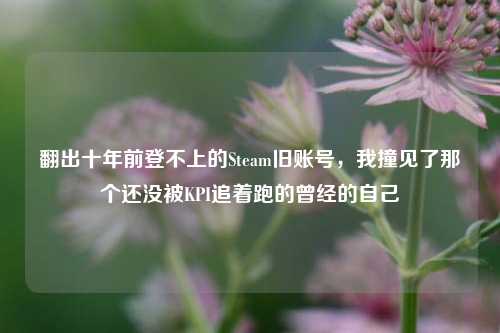 翻出十年前登不上的Steam旧账号,我撞见了那个还没被KPI追着跑的曾经的自己