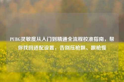 PUBG灵敏度从入门到精通全流程校准指南,帮你找回适配设置,告别压枪飘、跟枪慢