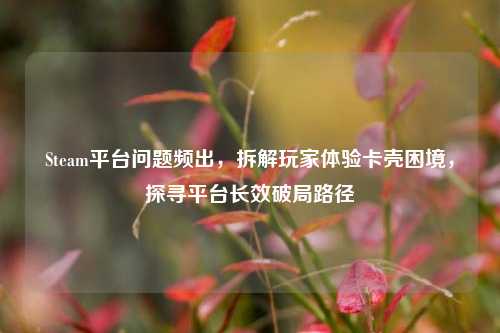 Steam平台问题频出，拆解玩家体验卡壳困境，探寻平台长效破局路径