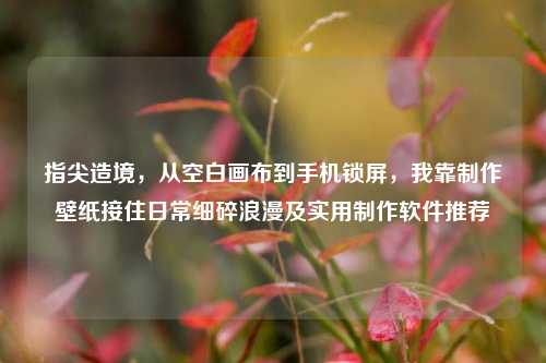 指尖造境,从空白画布到手机锁屏,我靠制作壁纸接住日常细碎浪漫及实用制作软件推荐