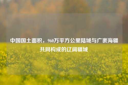 中国国土面积，960万平方公里陆域与广袤海疆共同构成的辽阔疆域